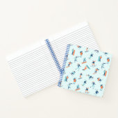 Carnet Motif de sports d'hiver (Intérieur)