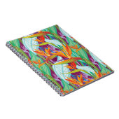Carnet Motif de Strelitzia (Côté Droit)