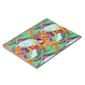 Carnet Motif de Strelitzia (Côté gauche)