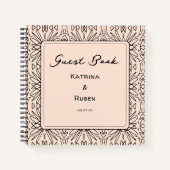 Carnet Motif de style bohème (Devant)