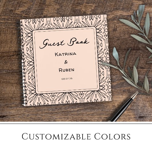 Carnet Motif de style bohème