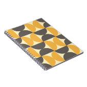 Carnet Motif de style moderne et géométrique du milieu du (Côté Droit)