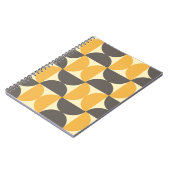Carnet Motif de style moderne et géométrique du milieu du (Côté gauche)