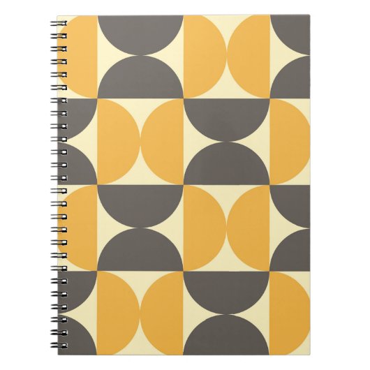 Carnet Motif de style moderne et géométrique du milieu du (Devant)