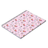 Carnet Motif de style Pink Memphis (Côté gauche)