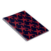 Carnet Motif de style poisson étoilé (Côté Droit)