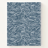 Carnet Motif de style Wave japonais (Dos)
