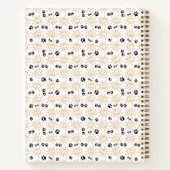 Carnet Motif de Sun Paws amusant à main orange (Dos)