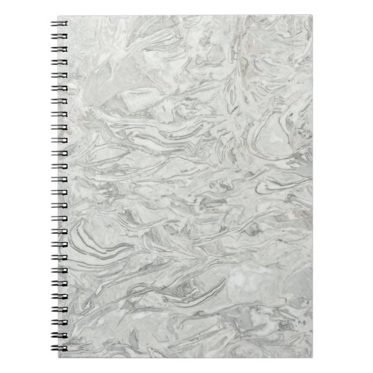 Carnet Motif de surface en marbre gris (Devant)