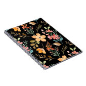 Carnet Motif de surface floral - Aquarelle de mode printe (Côté Droit)
