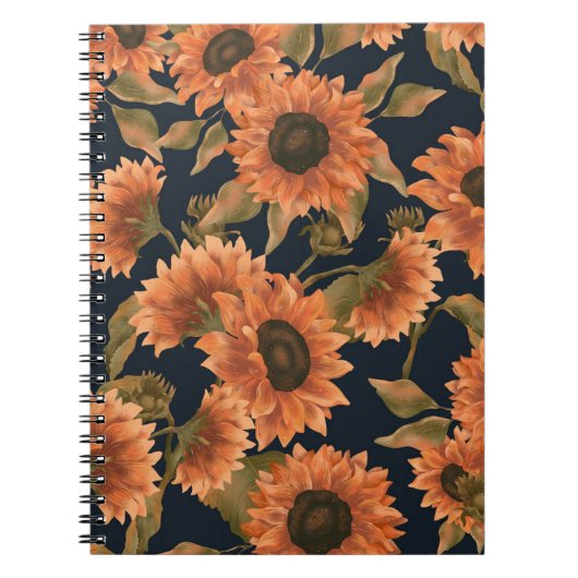 Carnet Motif de surface floral - Décor tropical de mode (Devant)