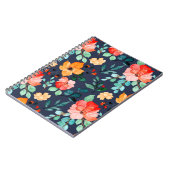 Carnet Motif de surface floral - Décoratif de mode Printe (Côté gauche)