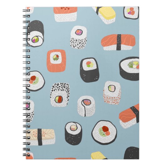 Carnet Motif de sushi (Devant)