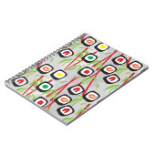 Carnet Motif de sushi (Côté gauche)