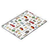 Carnet Motif de symboles de l'Allemagne | (Côté gauche)