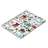 Carnet Motif de symboles de l'Asie | (Côté gauche)