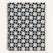 Carnet Motif de tableau de bord tordu moderne (Devant)