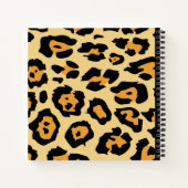 Carnet Motif de taches de guépard moderne (Dos)