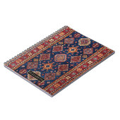 Carnet Motif de tapis turc oriental persan, Cadre (Côté gauche)