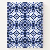 Carnet Motif de teinture bleu foncé (Dos)