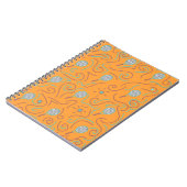 Carnet Motif de tennis Orange (Côté gauche)