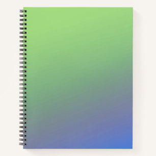 Carnet Motif de texture abstraite arc-en-ciel vert bleu t