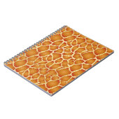 Carnet Motif de texture de la peau de girafe (Côté gauche)