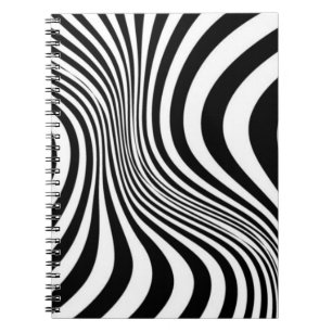 Carnet Motif de texture de peau d'animal zèbre-88