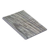 Carnet Motif de texture de planches de bois patiné (Côté Droit)