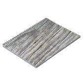 Carnet Motif de texture de planches de bois patiné (Côté gauche)