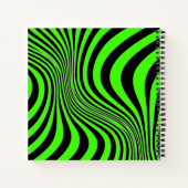 Carnet Motif de texture d'impression de peau de zèbre (Dos)