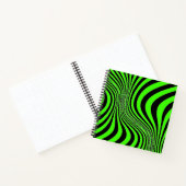 Carnet Motif de texture d'impression de peau de zèbre (Intérieur)