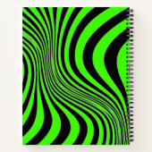 Carnet Motif de texture d'impression de peau de zèbre (Dos)