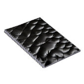 Carnet Motif de texture en cuir transparent (Côté Droit)