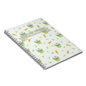 Carnet Motif de thé vert à la crème de chat (Côté Droit)