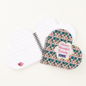 Carnet Motif de tortue personnalisé (Intérieur)