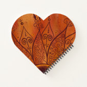 Carnet Motif de tournesol Abstrait (Dos)