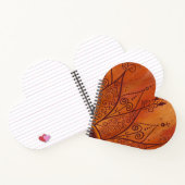 Carnet Motif de tournesol Abstrait (Intérieur)