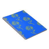 Carnet Motif de tournesol jaune (Côté Droit)