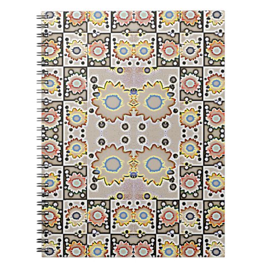 Carnet Motif de tournesols moderne (Devant)