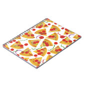 Carnet Motif de tranche de pizza (Côté gauche)