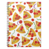 Carnet Motif de tranche de pizza (Devant)
