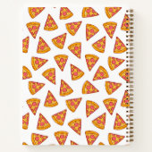 Carnet Motif de tranche Pizza Fun (Dos)