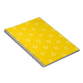 Carnet Motif de tranches d'ananas jaune (Côté Droit)