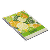 Carnet Motif de tranches de citron (Côté Droit)