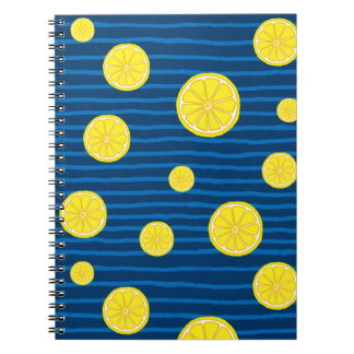 Carnet Motif de tranches de citron