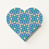 Carnet Motif de Tranquillité Turquoise (Dos)