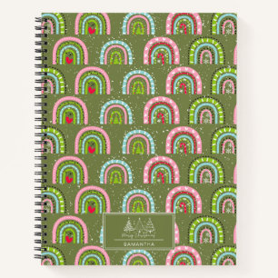 Carnet Motif de vacances classique - Arc en ciel coloré