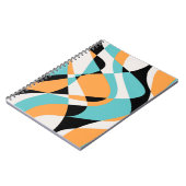 Carnet Motif de vagues abstraites sans couture. Superbe s (Côté gauche)
