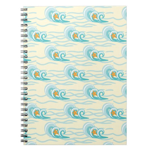 Carnet Motif de vagues mou (Devant)